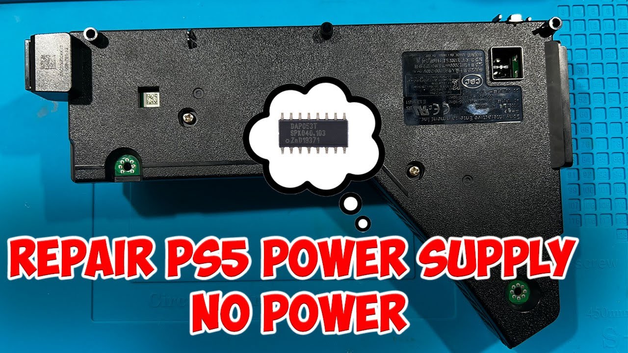 Repair of PS5 power supply No Power  |  Popravak PS5 napajanja