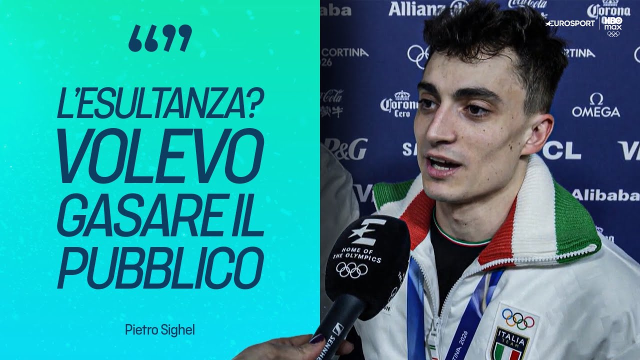 🎙️AZZURRI RAGGIANTI durante l'intervista con la medaglia al collo | #MilanoCortina2026