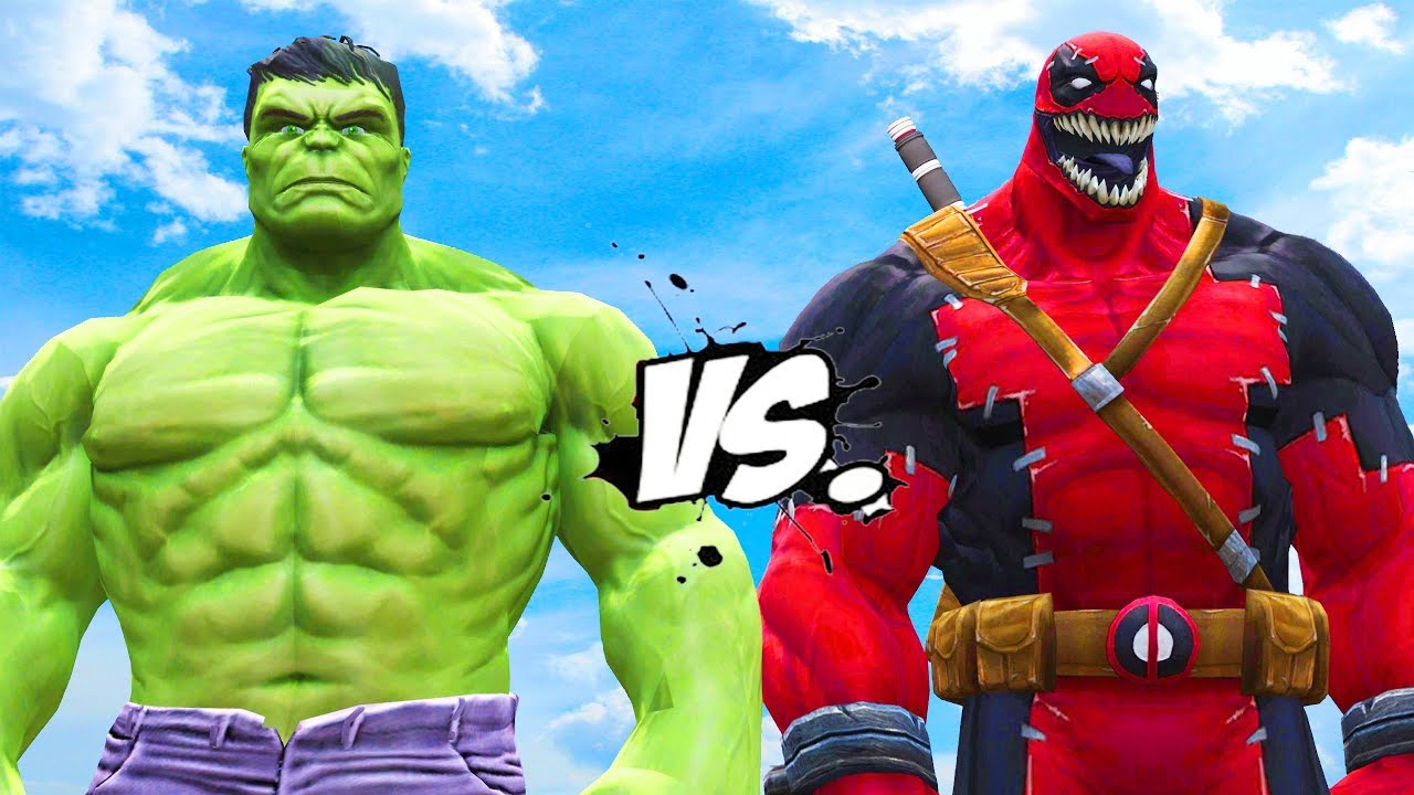 THE HULK VS VENOMPOOL - EPIC BATTLE