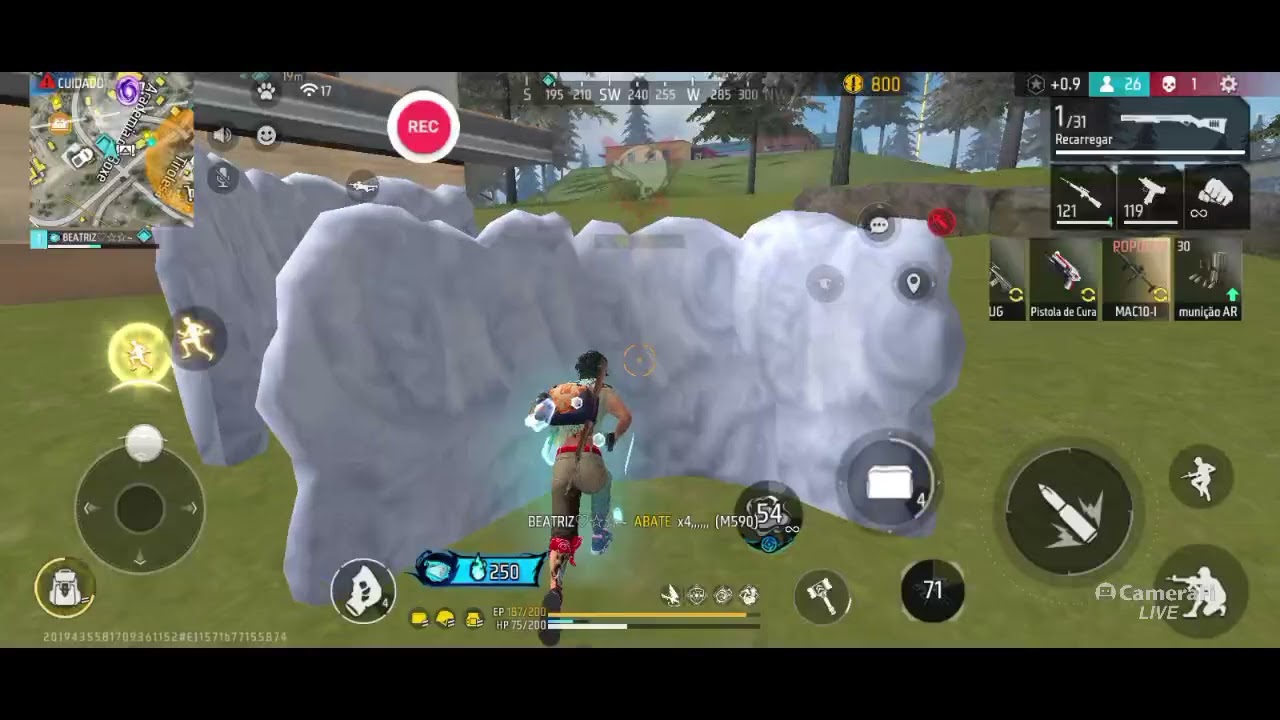Primeira vez jogando solo vs squad.