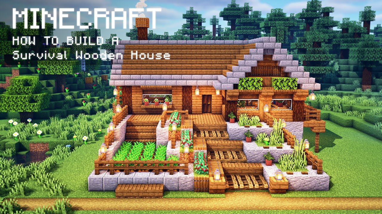 Minecraft: How To Build a Survival Wooden House