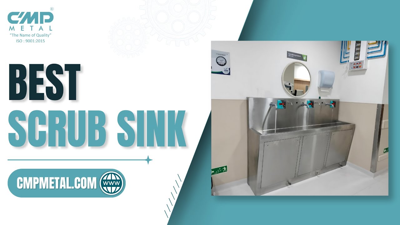 500 & 800 Best Scrub Sink | Best Hospital Furniture Scrub Sink | CMP Metal |