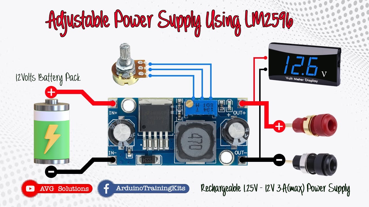LM2596 DC-DC Buck Converter