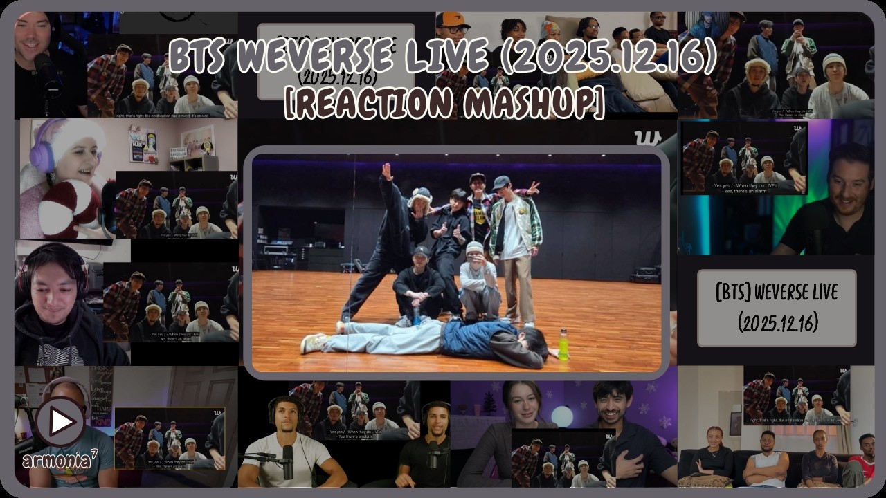 [BTS] WEVERSE LIVE (2025.12.16) | Reaction Mashup