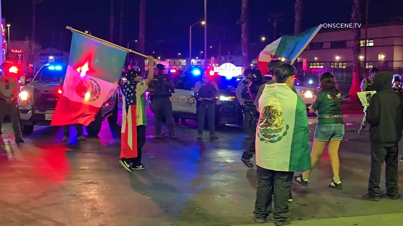 ICE Protest in Perris Declared Unlawful Assembly and Order to Disperse