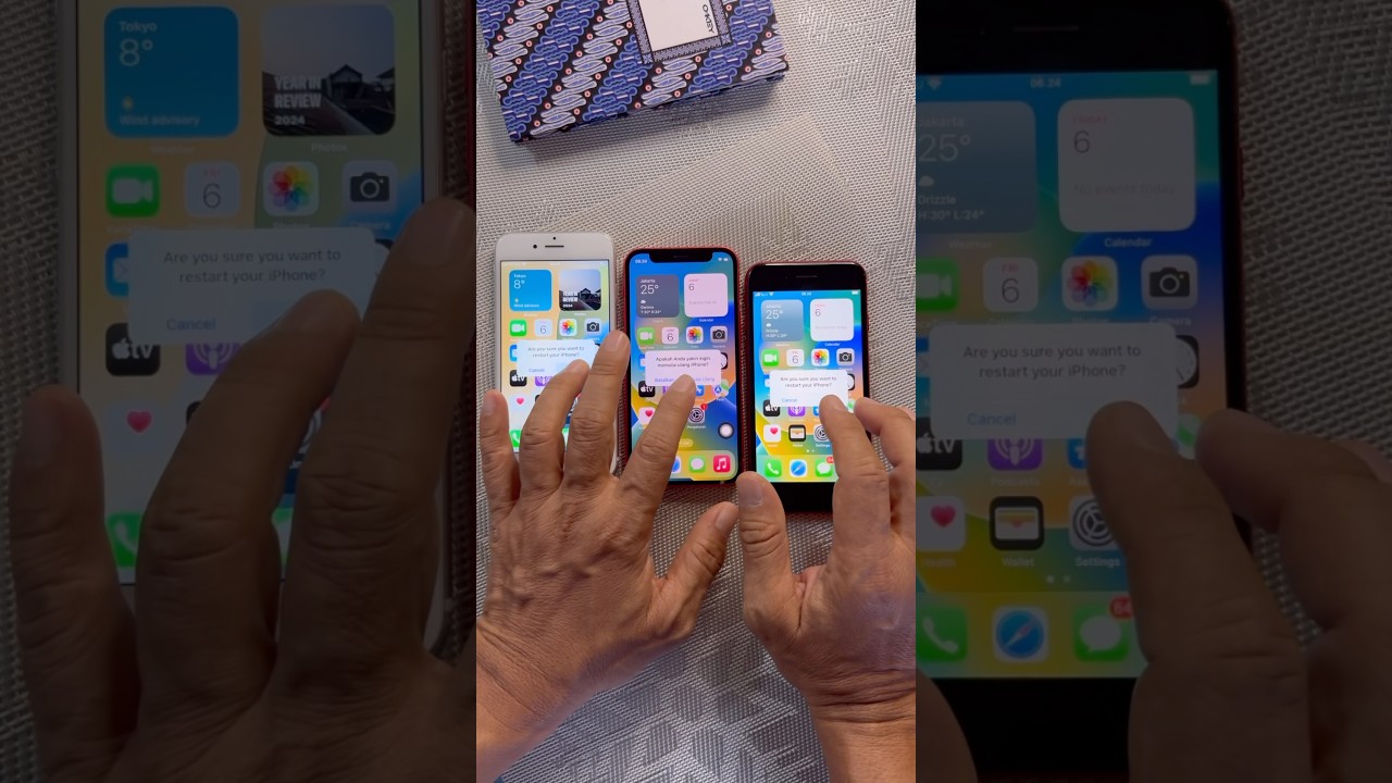 iPhone 8 vs iPhone 12 mini vs iPhone 6s
