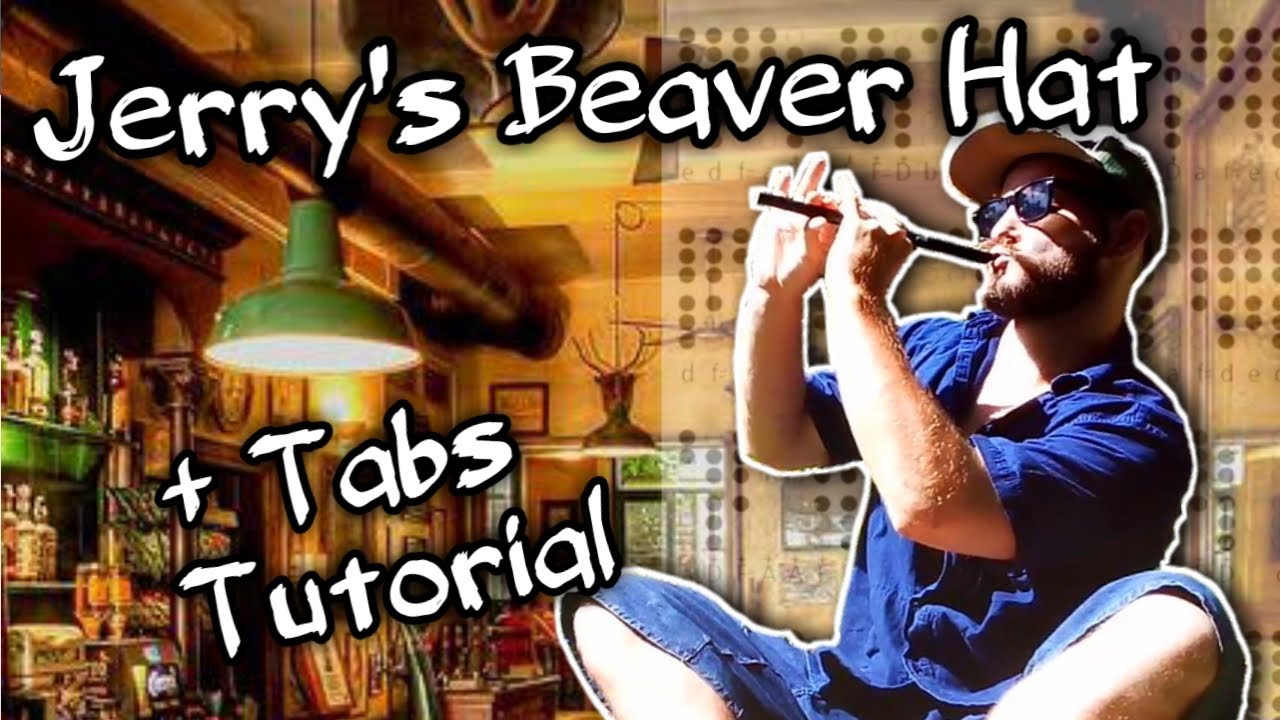 Irish Folk Music - Jerry's Beaver Hat - Tin Whistle Cover + Tabs Tutorial