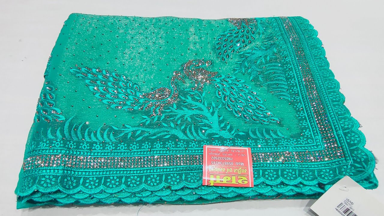 💥🎠एकदम ट्रेंडिंग मोर वाली🎉लेटेस्ट डिजाइन साड़ी कलेक्शन 🎊#latestsareecollection #newtrendingsaree