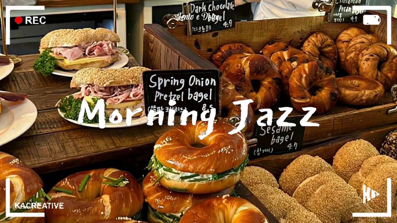4K Cozy Coffee Shop Ambience - Relaxing Jazz Background Music to Relax/Study to