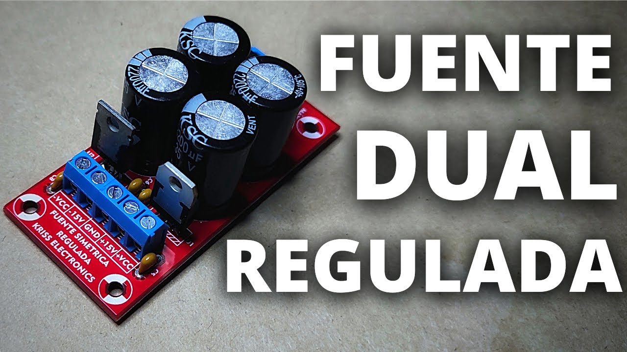 ⚡Fuente SIMETRICA + Salida REGULADA! PCB GRATIS para DESCARGAR | JLCPCB