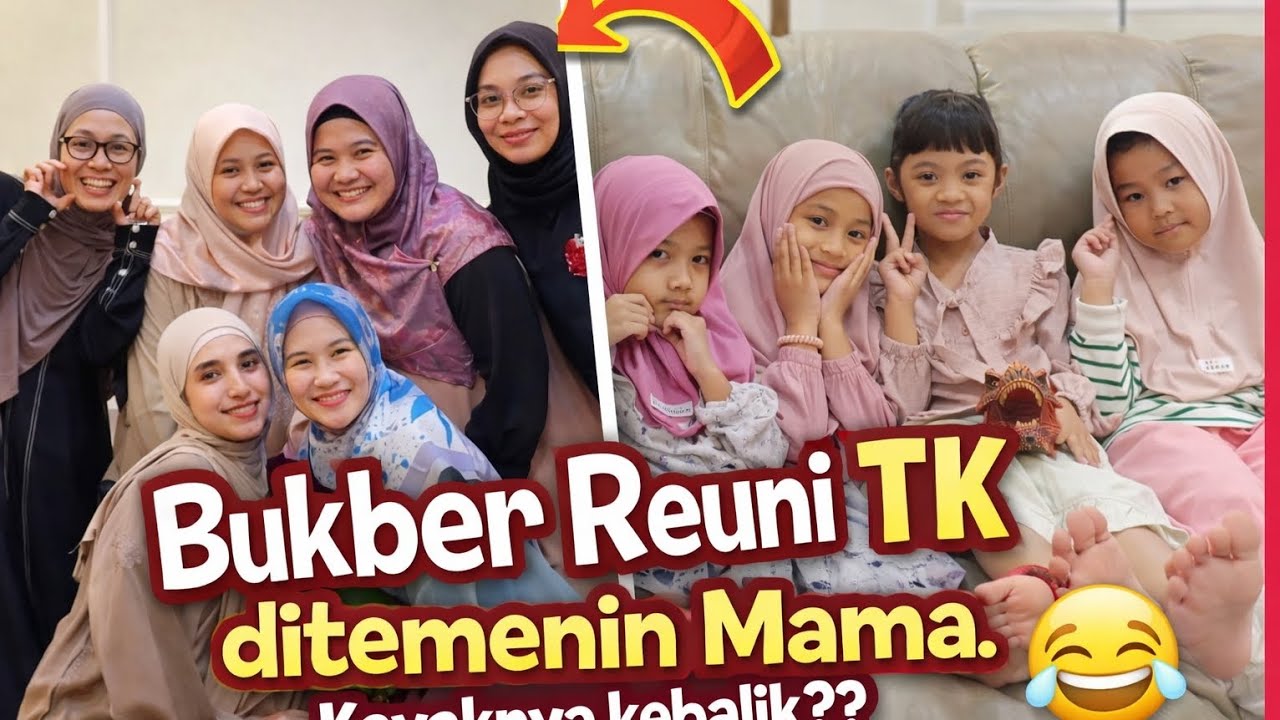 Bukber Reuni TK ditemenin Mama. Kayaknya kebalik???😆 #reuni #bukber #iftar #reunion #ramadhan 