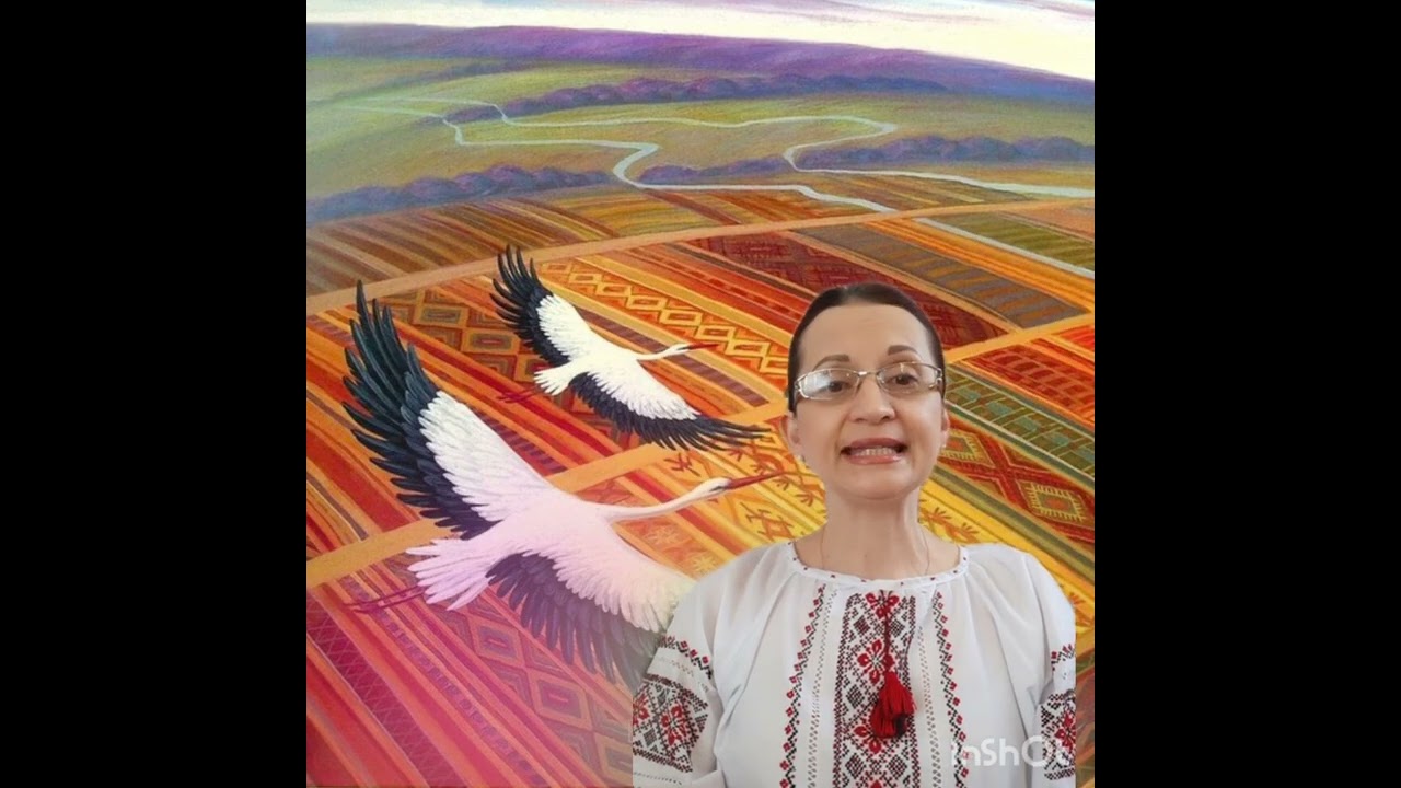 Гнидкина Л.А., аудіо вірш «Садок вишневий коло хати»