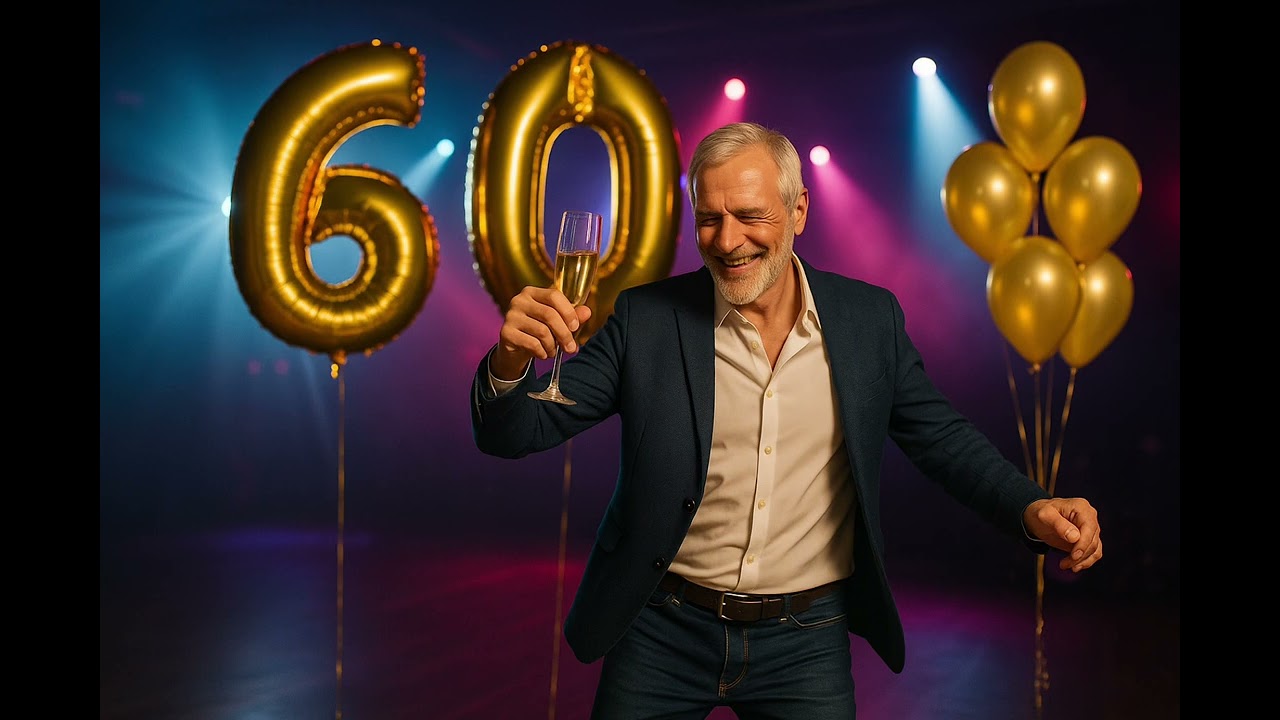 60 lat 🎉 Sześćdziesiąte urodziny – impreza na wesoło! 🍾🥳