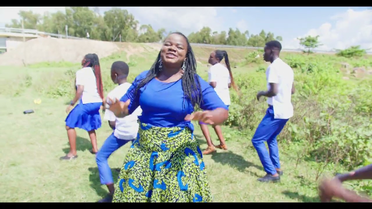 CATHY WA YESU - IKHINDA (Official Dance Video)(SMS THE WORD 