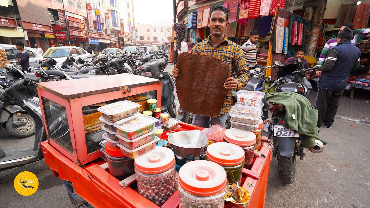 Famous Aam Papad Mix Chaat In Amritsar Rs. 50/- Only l Amritsar Street Food