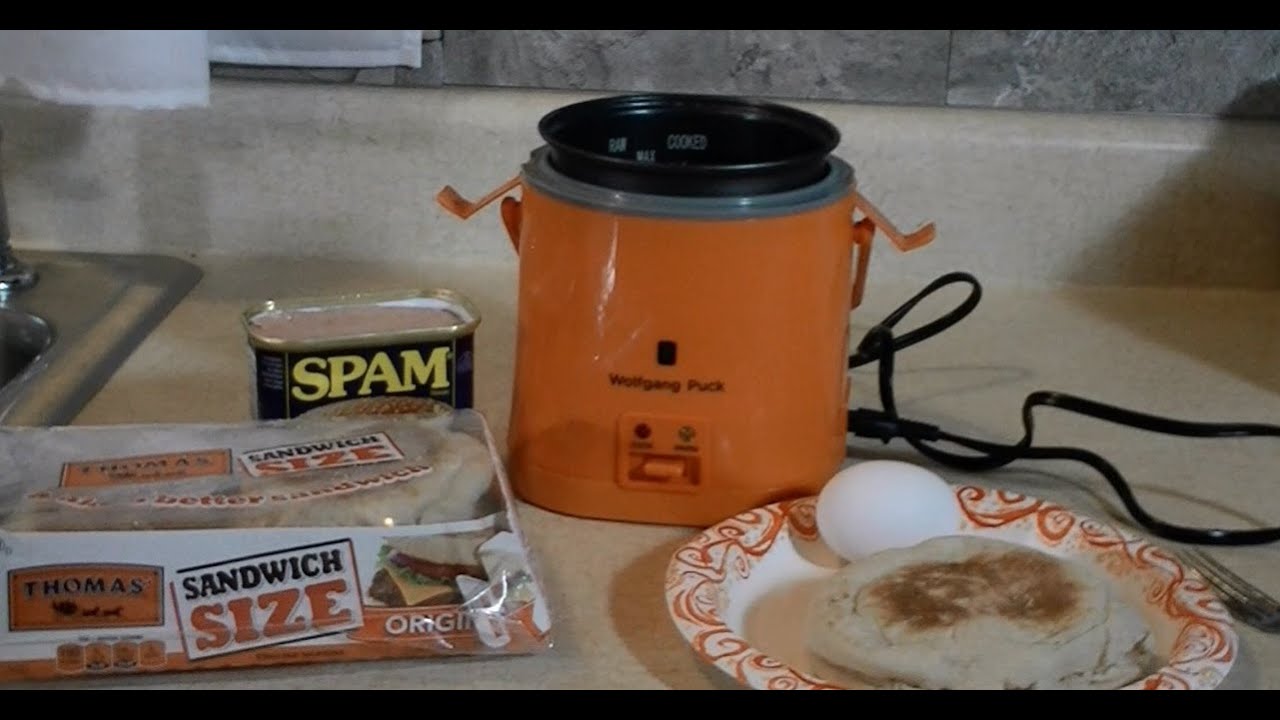 Яичный маффин Spam + Cheese Wolfgang Puck Rice Cooker