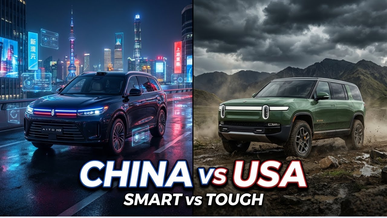 This Chinese SUV Is Scaring American EVs… AITO M9 vs Rivian R1S