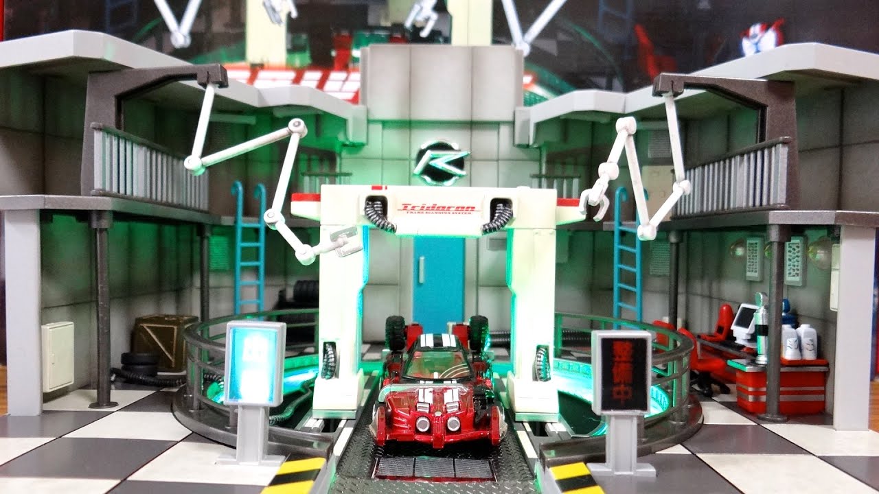 プレバン限定 特状課の秘密基地！ドライブピット レビュー！ダイキャストミニカートライドロン付属 仮面ライダードライブ