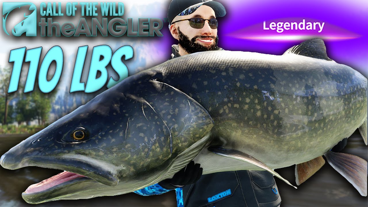 Catching Sidewinder The BIGGEST Fish In The Game! 110lbs Lake Trout! Call of the wild The Angler