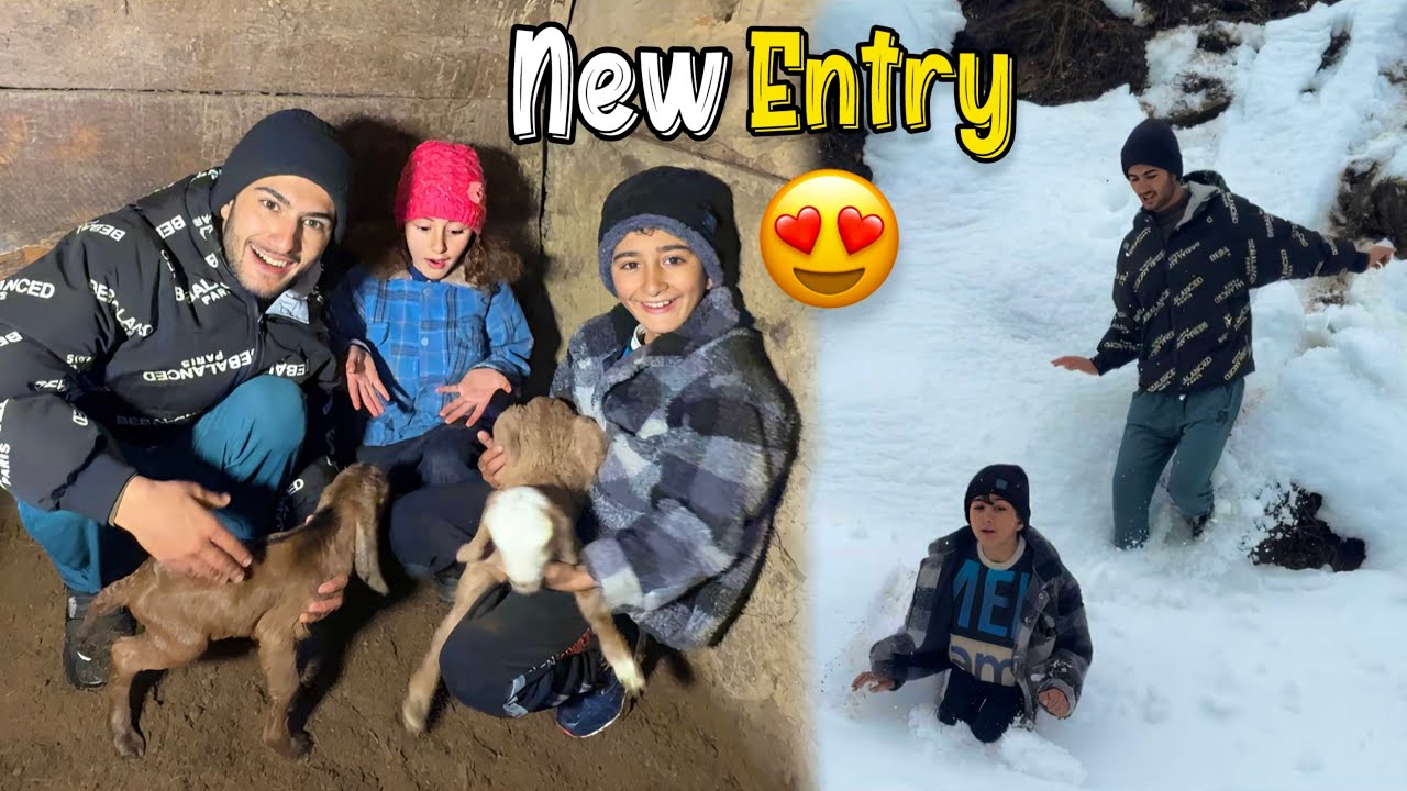 Snow Hiking Adventure Ends With BIG Surprise 🐐 | Family Vlog | ShowBoo 