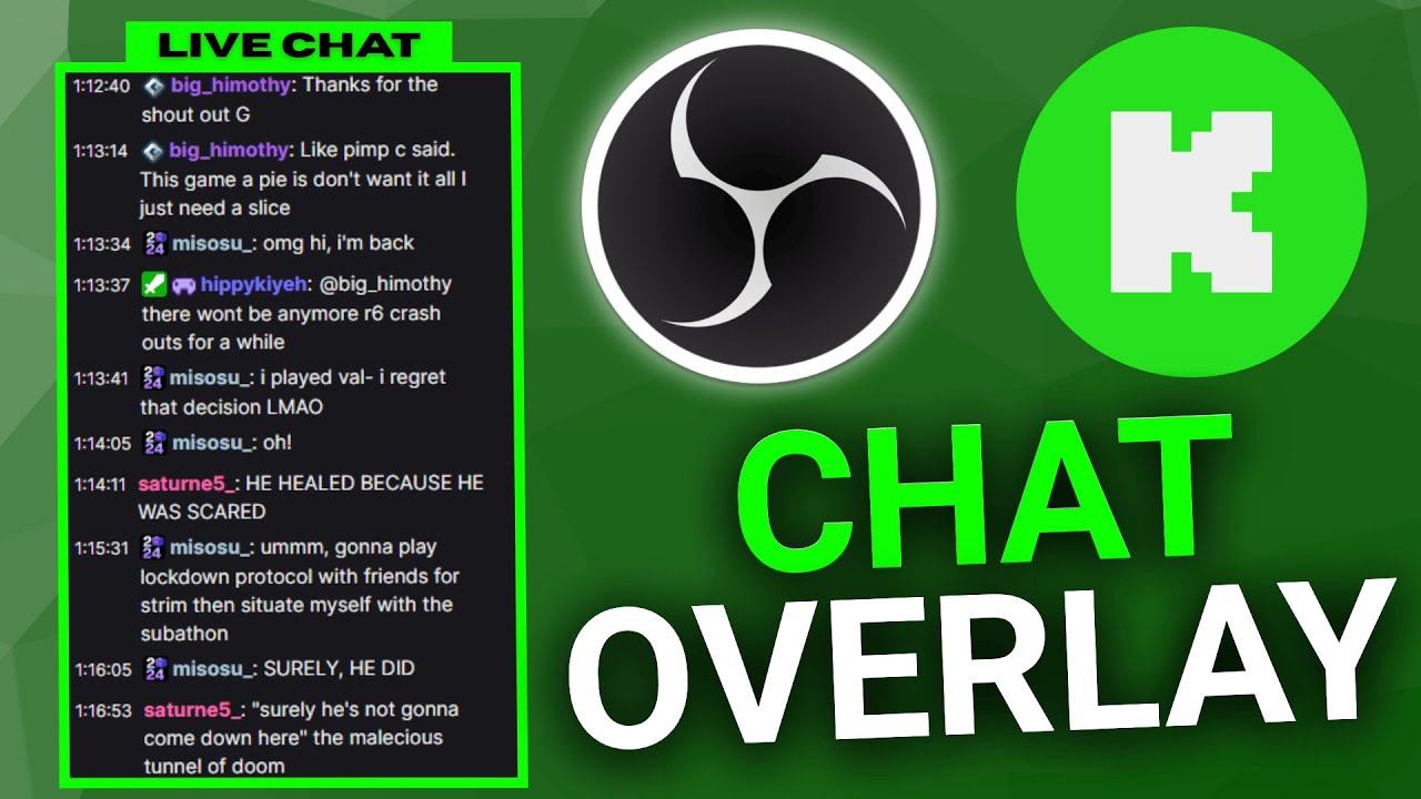 How To Add Kick Chat Overlay To Your Stream In OBS Studio!
