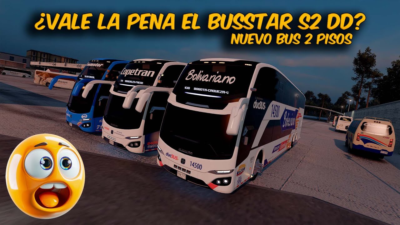¿Vale la pena el BUSSTAR S2 DD de Colombia Real Map? | American Truck Simulator
