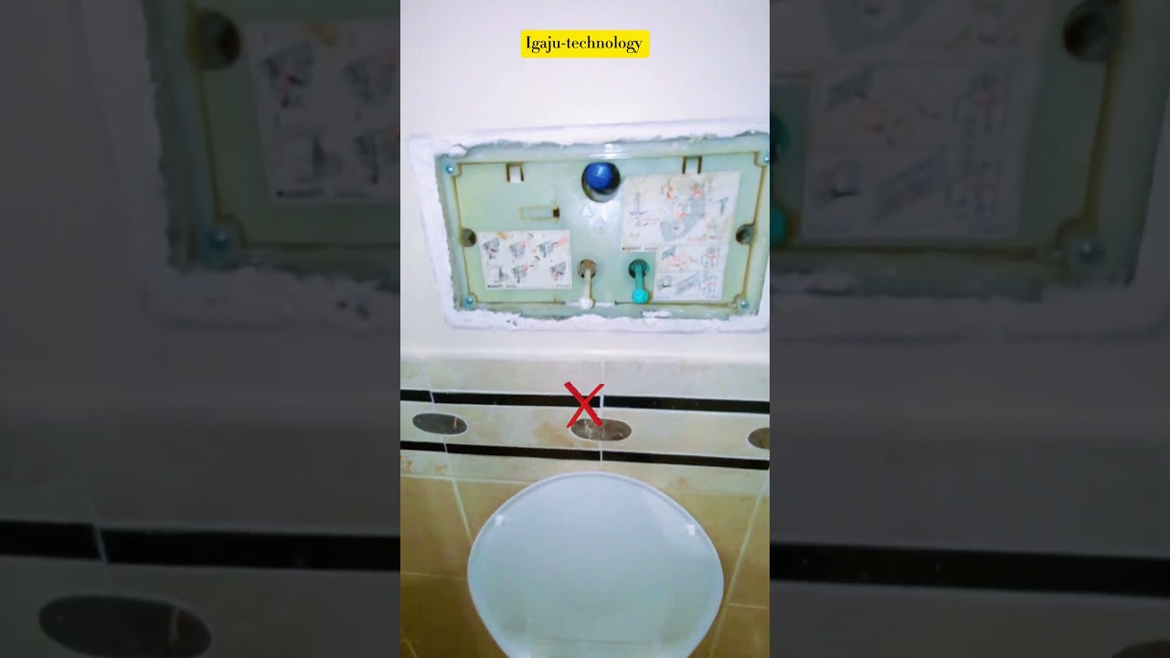 Geberit toilet fill valve trick to stop water leaking continuously #youtubeshorts#geberit#subscribe