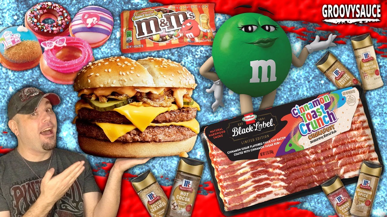 Cinnamon Toast Crunch Bacon?! Philly Cheese Stack Burger & More! - GroovySauce Food News - 9/11/2024