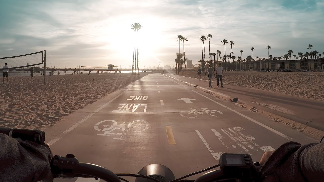 SUPER 73 /// Sunset Ride in Long Beach, California / POV