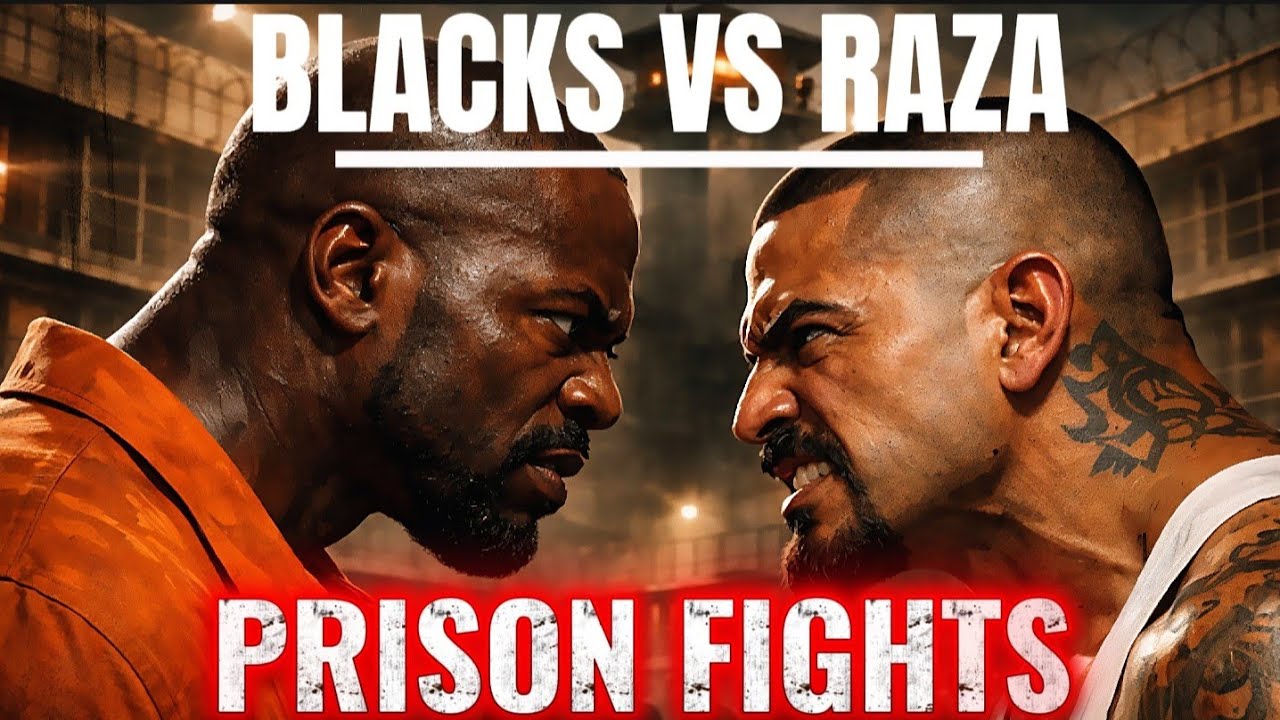BLACKS VS RAZA PRISON FIGHTS ...ONLY ONE GROUP WINS EVERYTIME (FACTS) NO MATTER WHO DONT LIKE IT