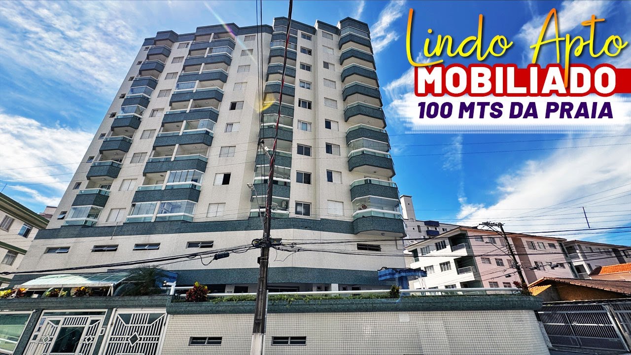 DSL143 🏖 Apartamento Mobiliado na Vila Caiçara em Praia Grande SP. @MichelCamargo
