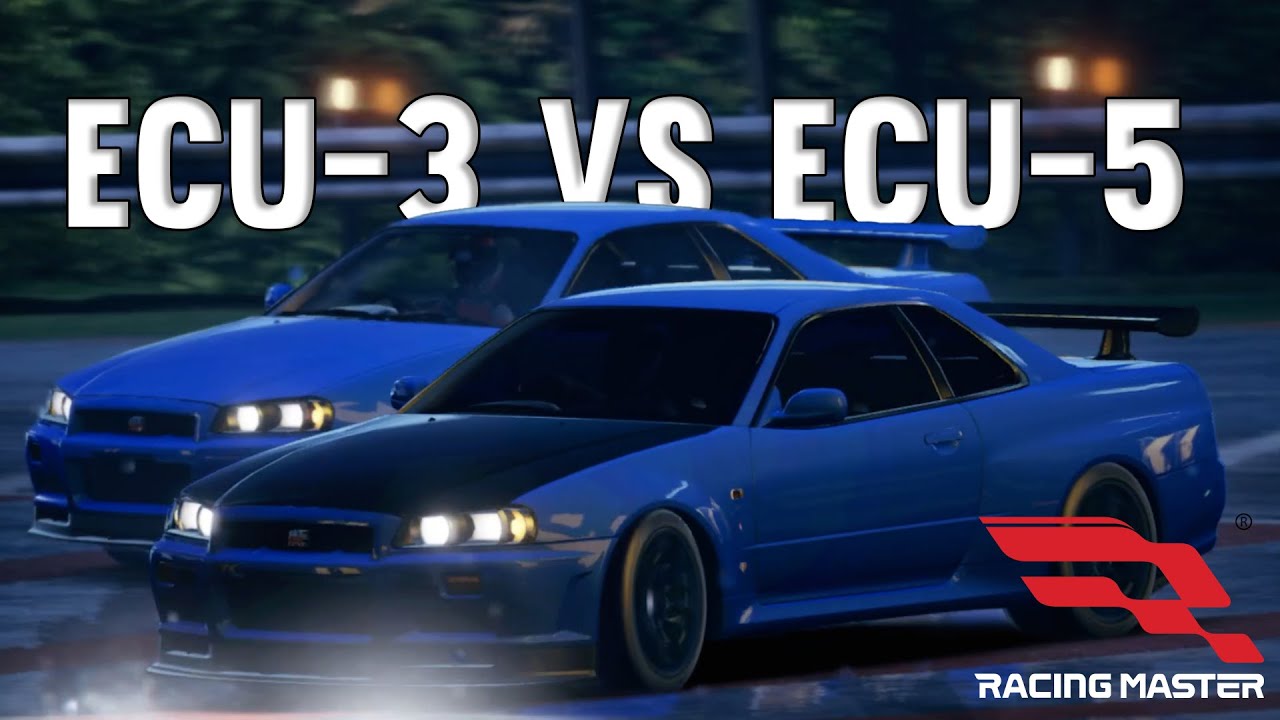 [#レーシングマスター] R34 (ECU-3) VS R34 (ECU-5) - RACING MASTER JAPAN SERVER #RacingMaster