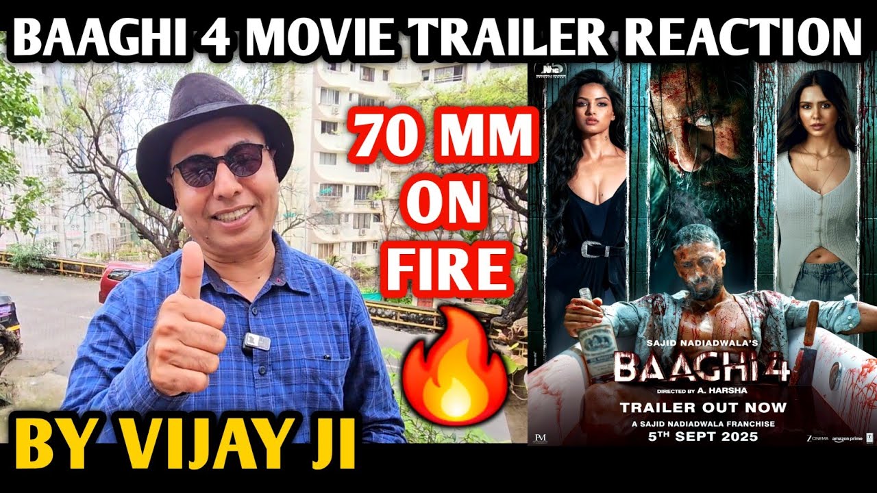 Baaghi 4 Movie Trailer Reaction | By Vijay Ji | Tiger Shroff | Sonam Bajwa | Sajid N | Harnaaz S