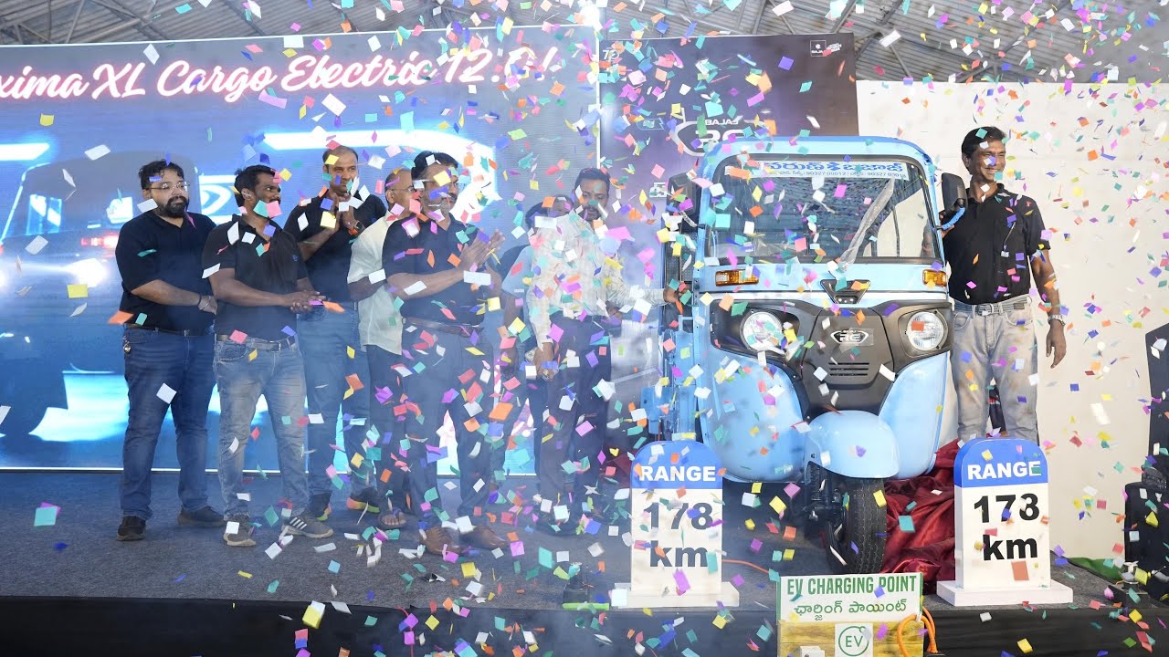 Bajaj RE Passenger EV & Cargo EV: Unveiling in Vijayawada's Auto Nagar | Varun Motors