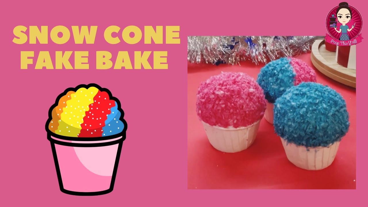 Let&rsquo;s Fake Bake snow cones with artificial snow for tier trays! #fakebake #snowcones #peepthisyall