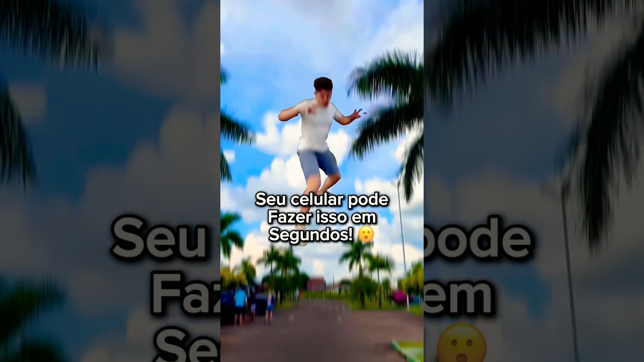 Como fazer efeito de v&iacute;deo pousando igual super her&oacute;i e viralizar muito nas redes sociais com capcut