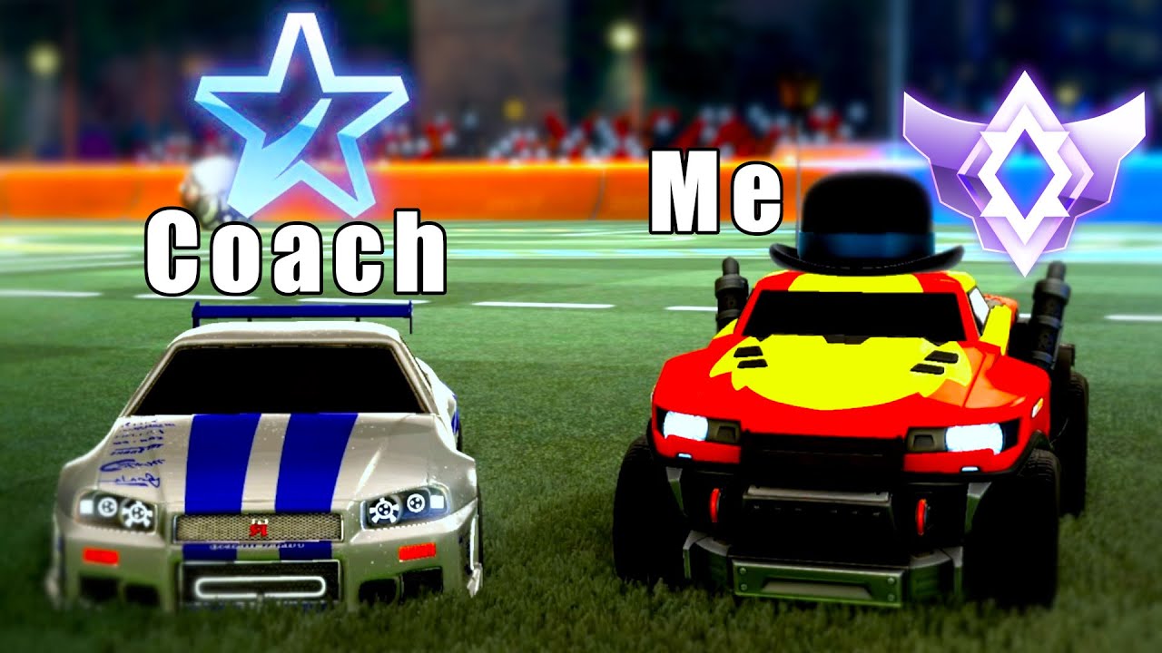 Trolling Another Plat on Rocket League!