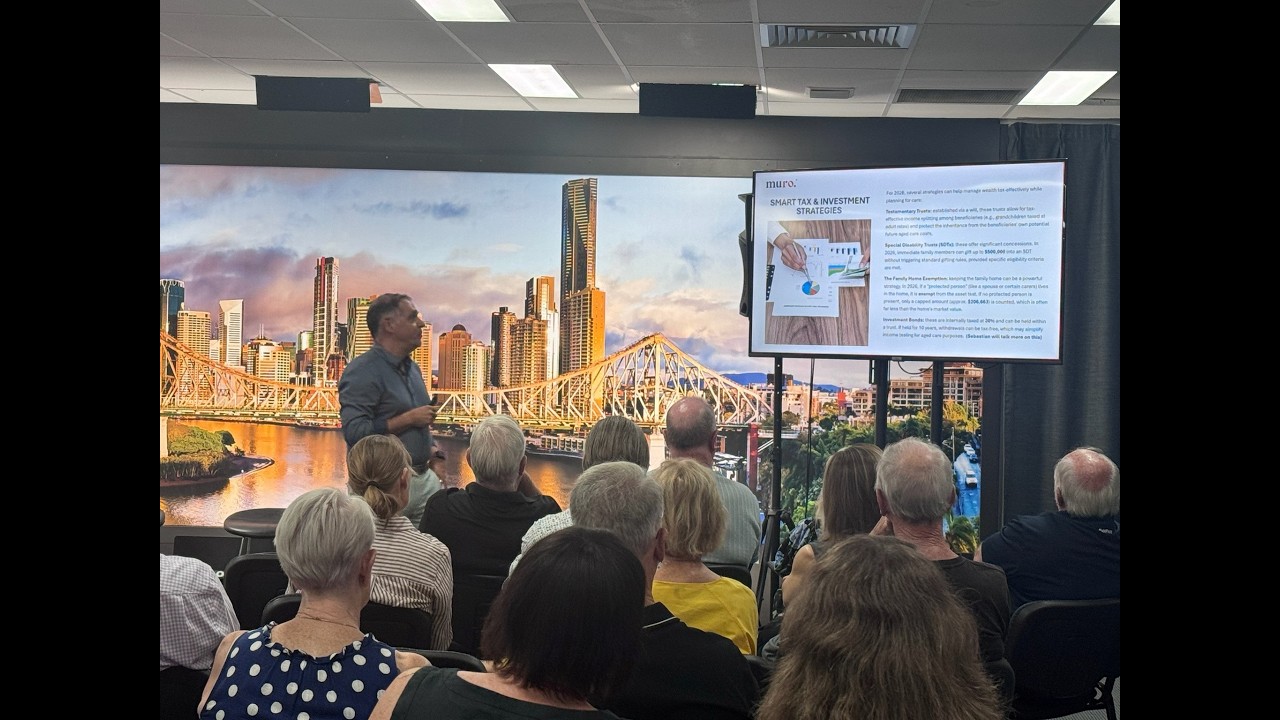 2026 Aged Care Summit   MURO Presentation Tax and Trust Structures