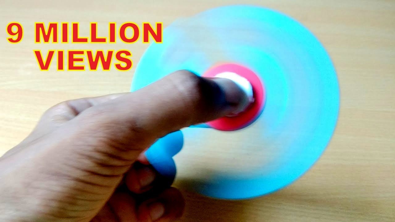 How To Make Fidget Spinner at Home Without Bearings