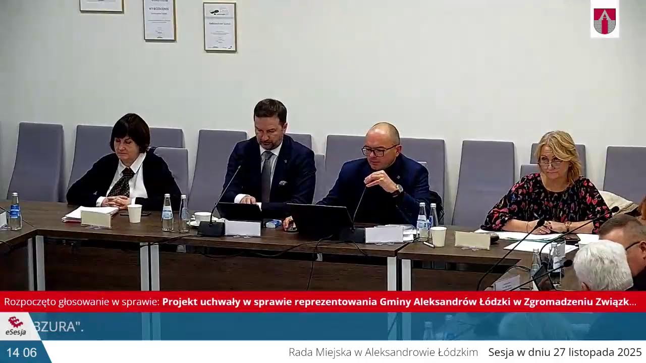 XVII sesja Rady Miejskiej w Aleksandrowie Łódzkim.