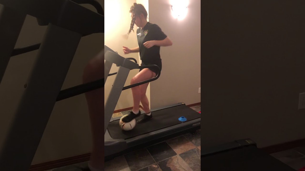 Treadmill Soccer Skills Training - Izzy Monck