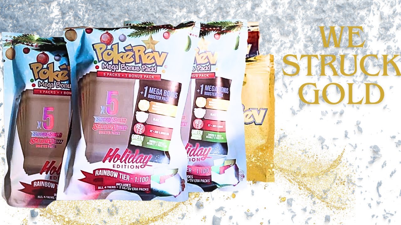 We Struck Gold!! | PokéRev 4.0 Holiday Edition Packs