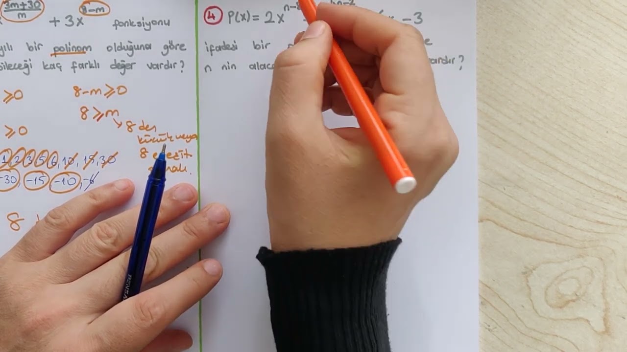 35 SORUDA POLİNOMLAR GENEL TEKRAR-1 (1-23. Sorular)