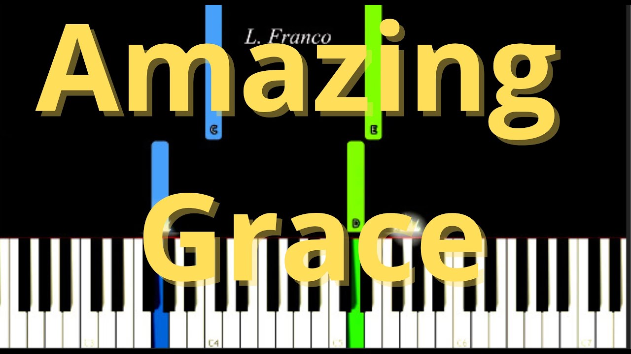 Amazing Grace Easy Piano