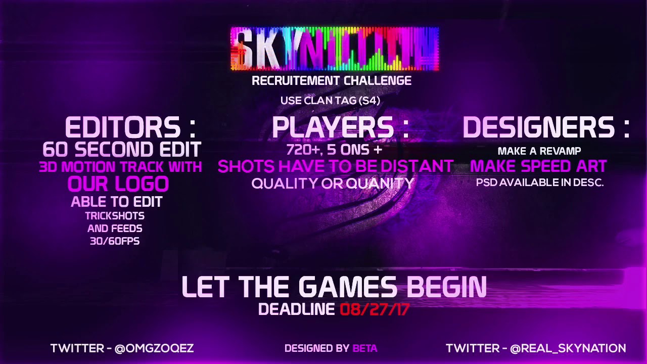 Sky Nation @1K Recruitment Challenge #CombackRC