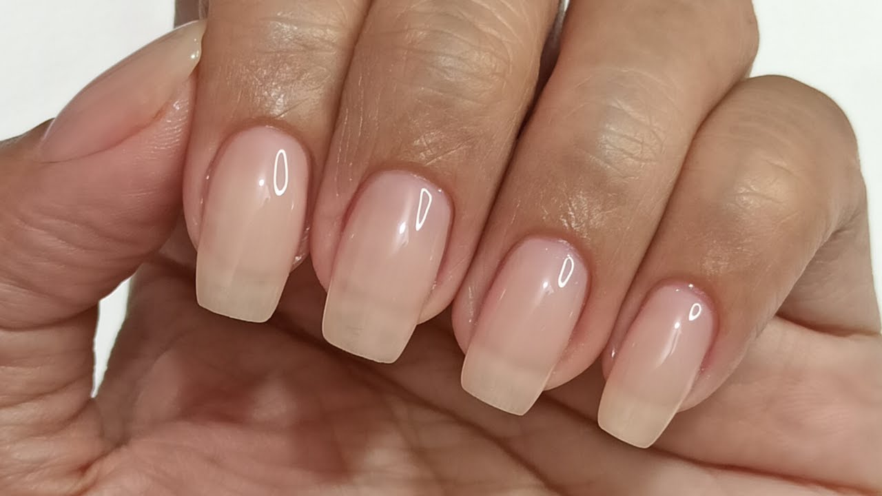 How to Grow natural nails with builder gel / step by step nail prep / #nails #nailcare #howto (sub)