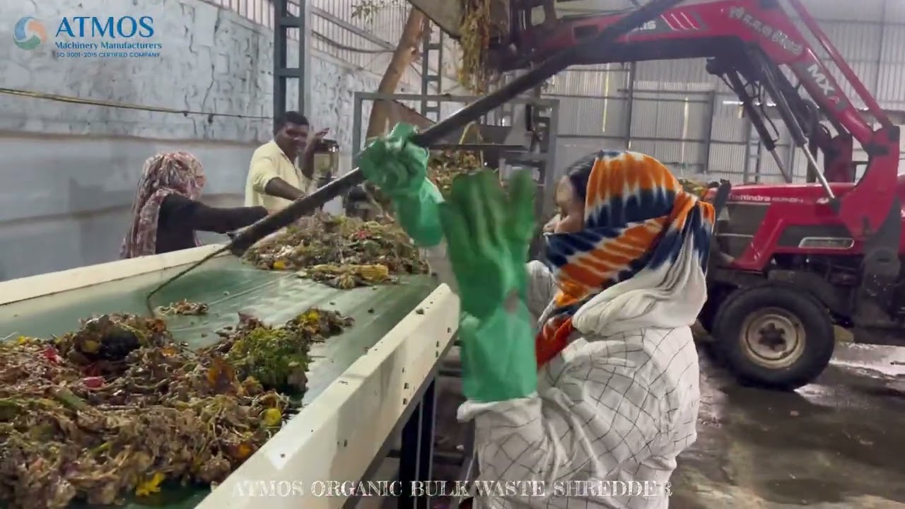 ATMOS ORGANIC BULK WASTE SHREDDER | FOOD WASTE SHREDDER | VEGETABLE MARKET WASTE SHREDDING MACHINE 