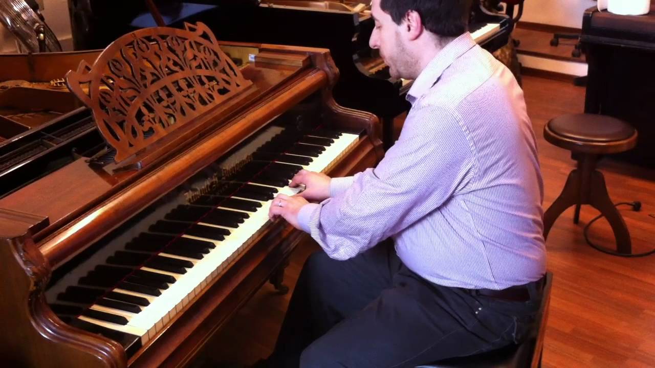 Prova del Pianoforte coda Viennese Rudolf Stelzhamer da Borsari Strumenti Musicali