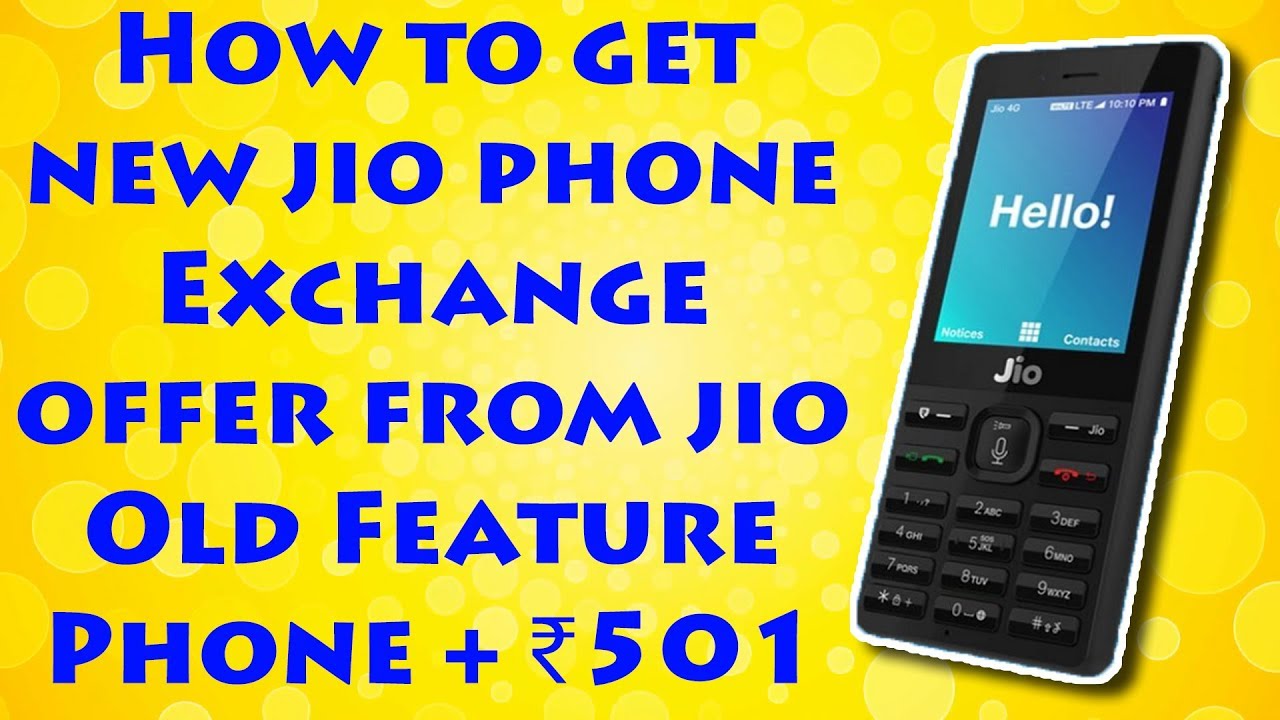 How To Get New Jio Phone with Exchange Offer