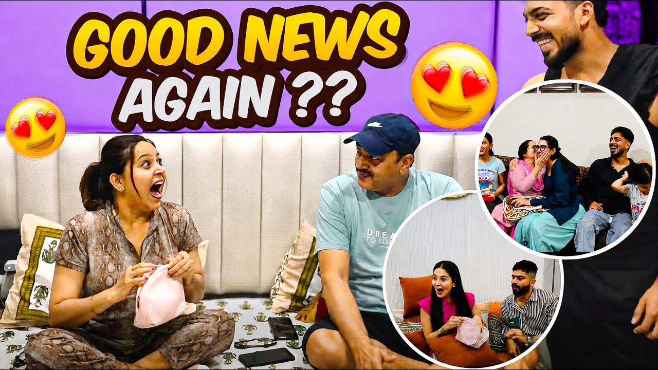 GOOD NEWS AGAIN 🥹👶🏻| FAMILY REACTION 😱| MR MRS NARULA 